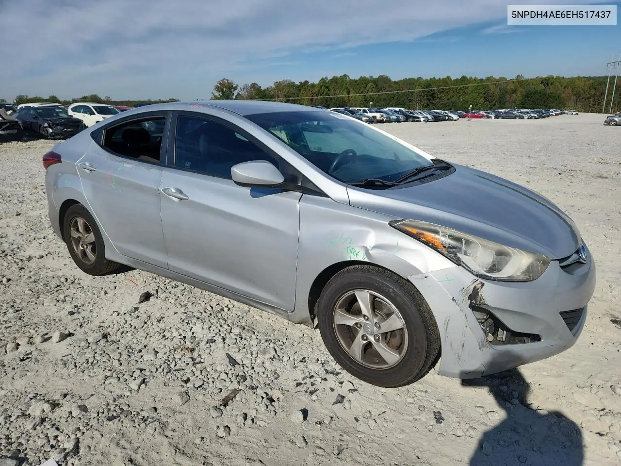 5NPDH4AE6EH517437 2014 Hyundai Elantra Se