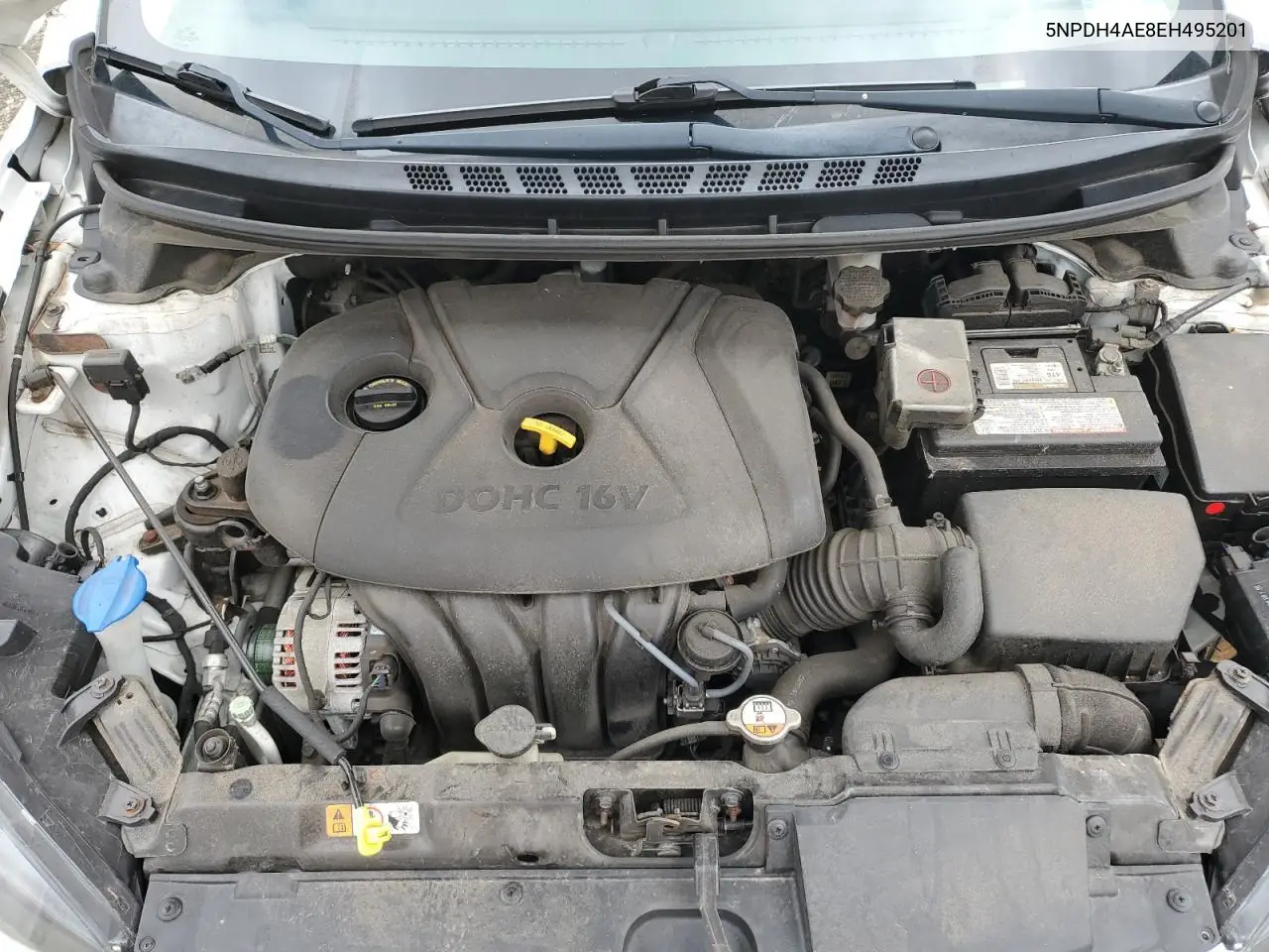 5NPDH4AE8EH495201 2014 Hyundai Elantra Se