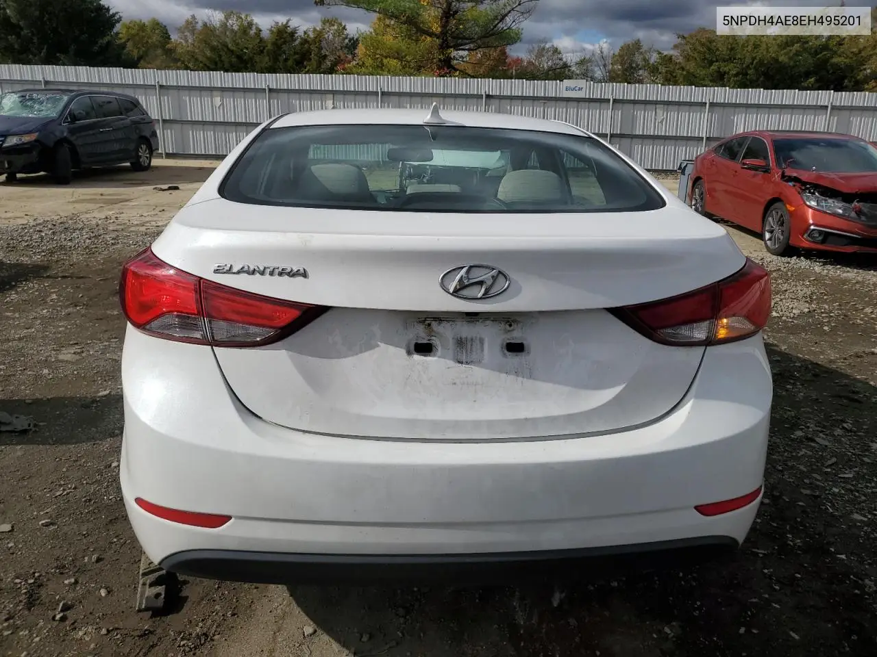 5NPDH4AE8EH495201 2014 Hyundai Elantra Se