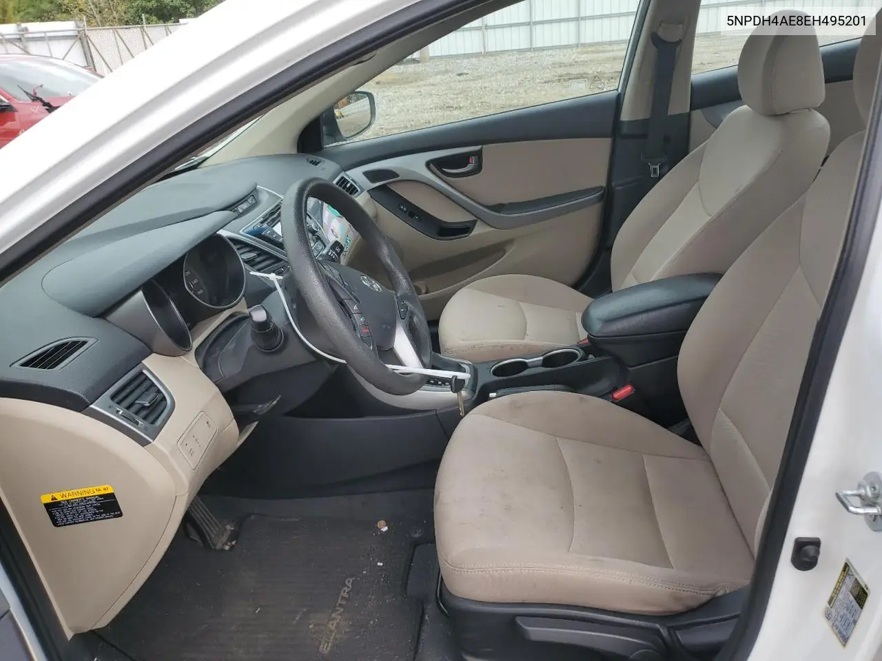 5NPDH4AE8EH495201 2014 Hyundai Elantra Se
