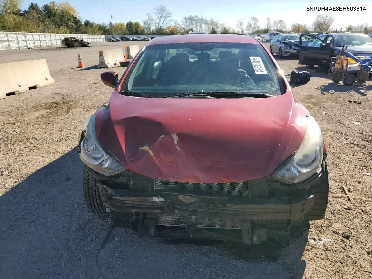 5NPDH4AE8EH503314 2014 Hyundai Elantra Se