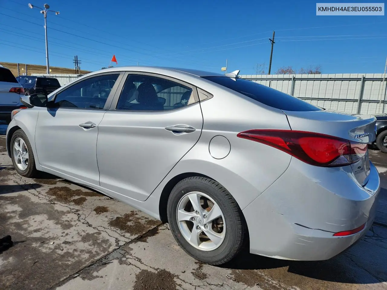 KMHDH4AE3EU055503 2014 Hyundai Elantra Se