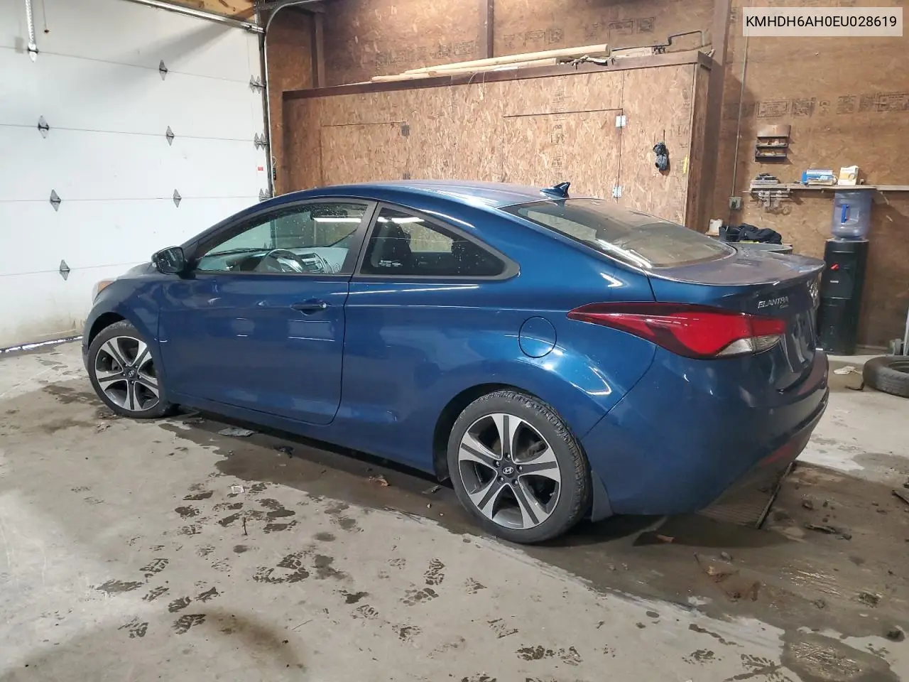 KMHDH6AH0EU028619 2014 Hyundai Elantra Coupe Gs