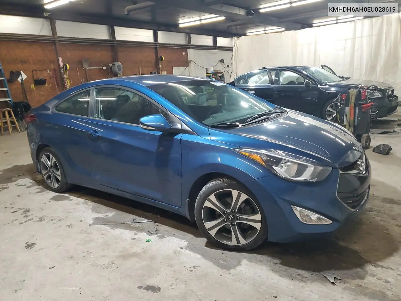 KMHDH6AH0EU028619 2014 Hyundai Elantra Coupe Gs