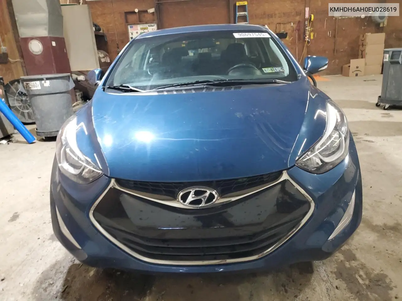 KMHDH6AH0EU028619 2014 Hyundai Elantra Coupe Gs