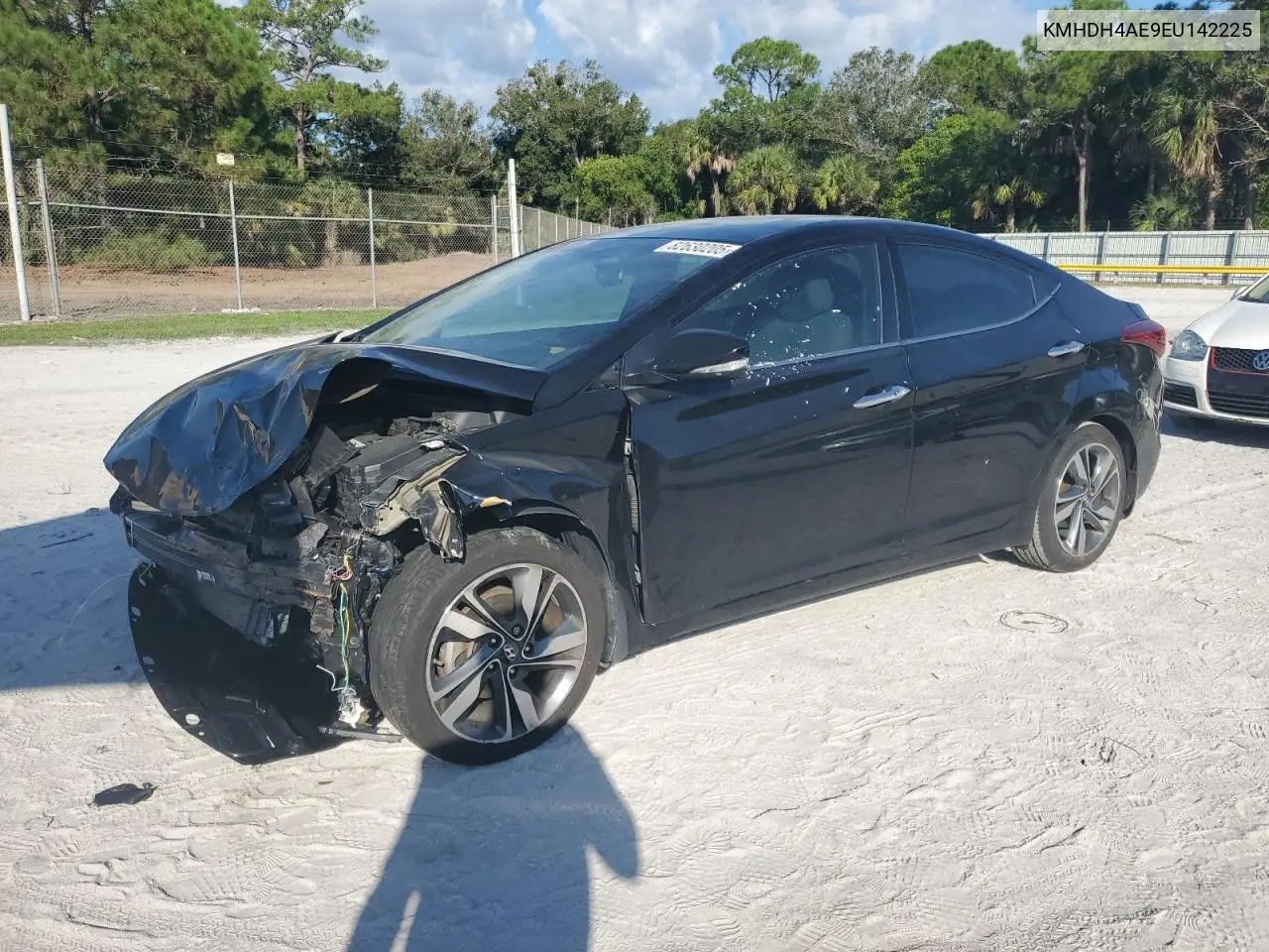 KMHDH4AE9EU142225 2014 Hyundai Elantra Se