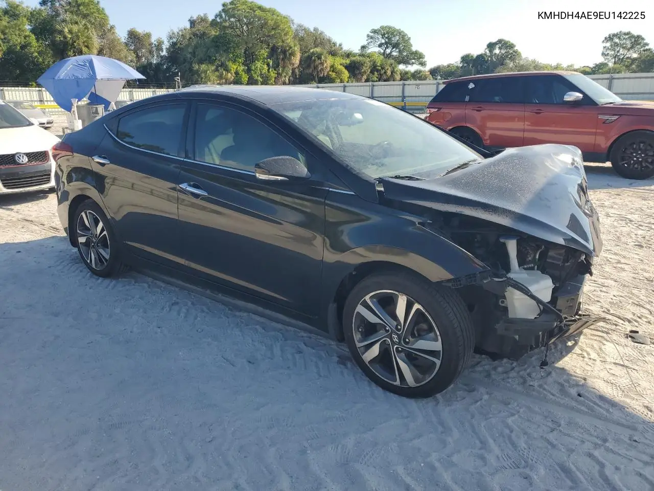 KMHDH4AE9EU142225 2014 Hyundai Elantra Se