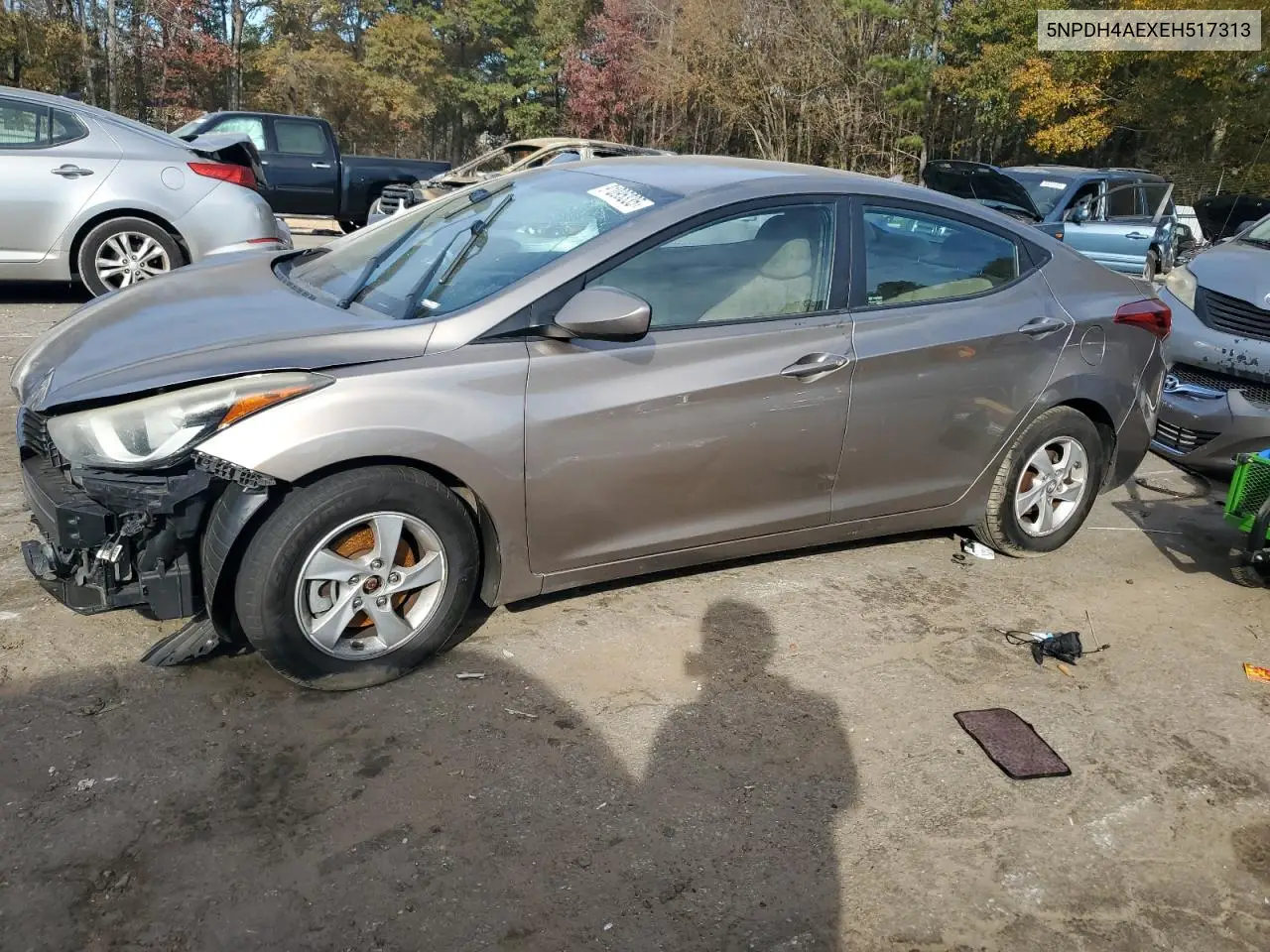 5NPDH4AEXEH517313 2014 Hyundai Elantra Se