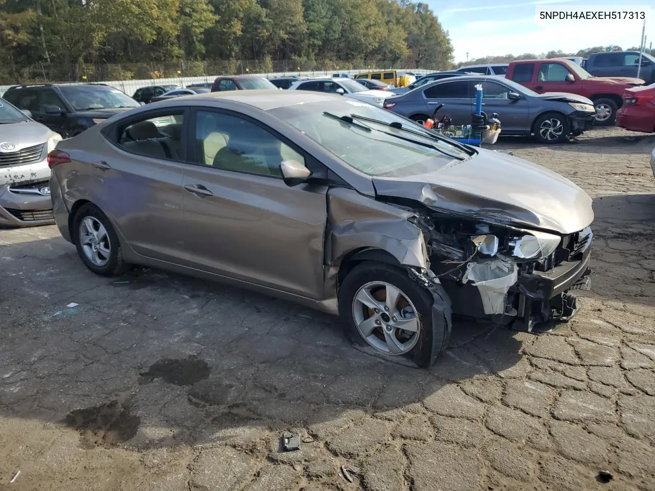 5NPDH4AEXEH517313 2014 Hyundai Elantra Se
