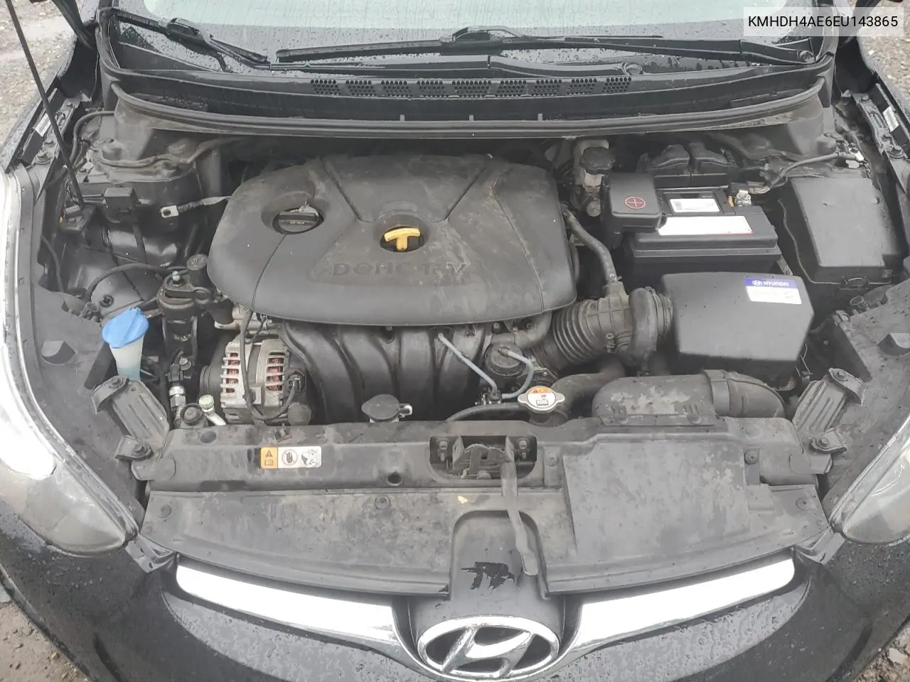 KMHDH4AE6EU143865 2014 Hyundai Elantra Se