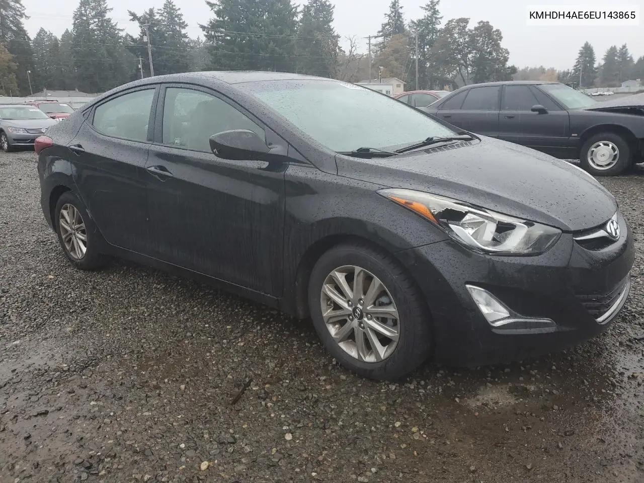 KMHDH4AE6EU143865 2014 Hyundai Elantra Se