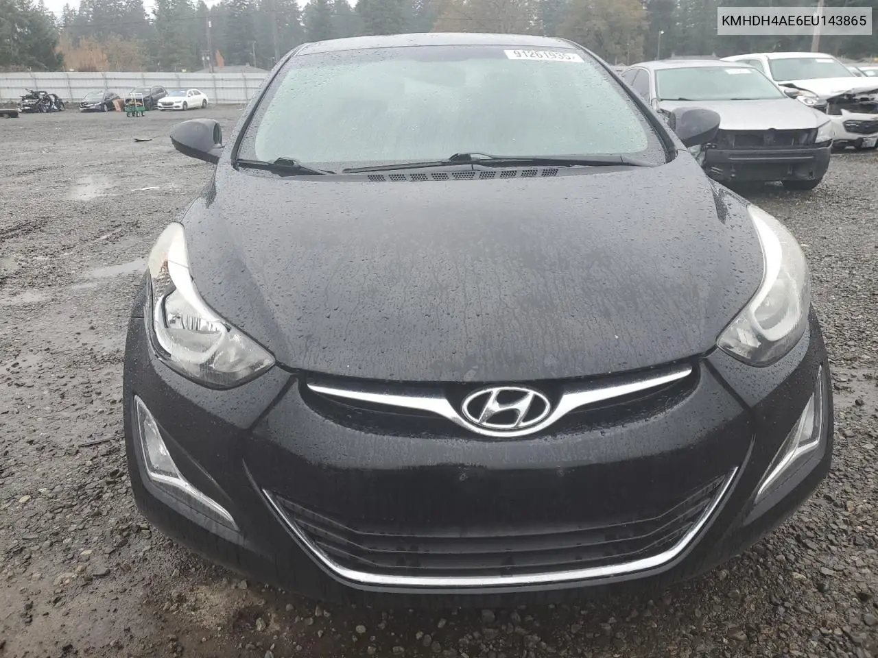 KMHDH4AE6EU143865 2014 Hyundai Elantra Se