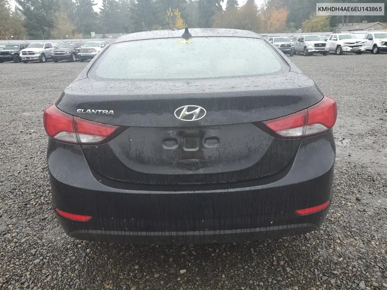 KMHDH4AE6EU143865 2014 Hyundai Elantra Se