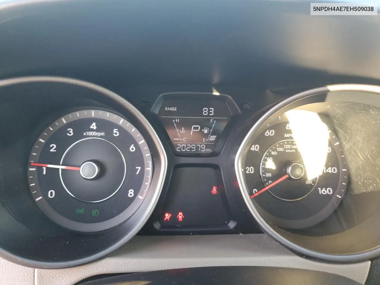 5NPDH4AE7EH509038 2014 Hyundai Elantra Se