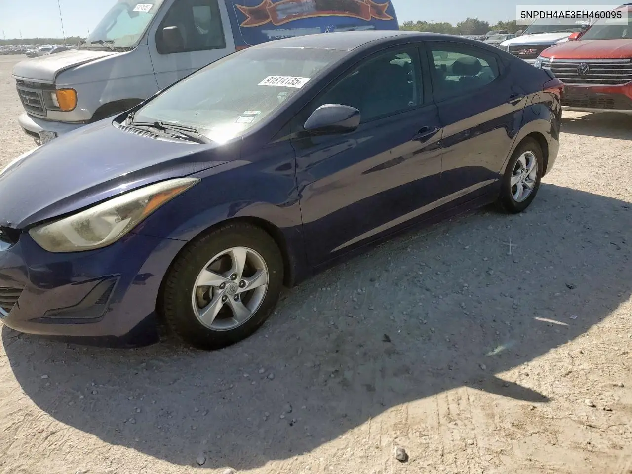5NPDH4AE3EH460095 2014 Hyundai Elantra Se