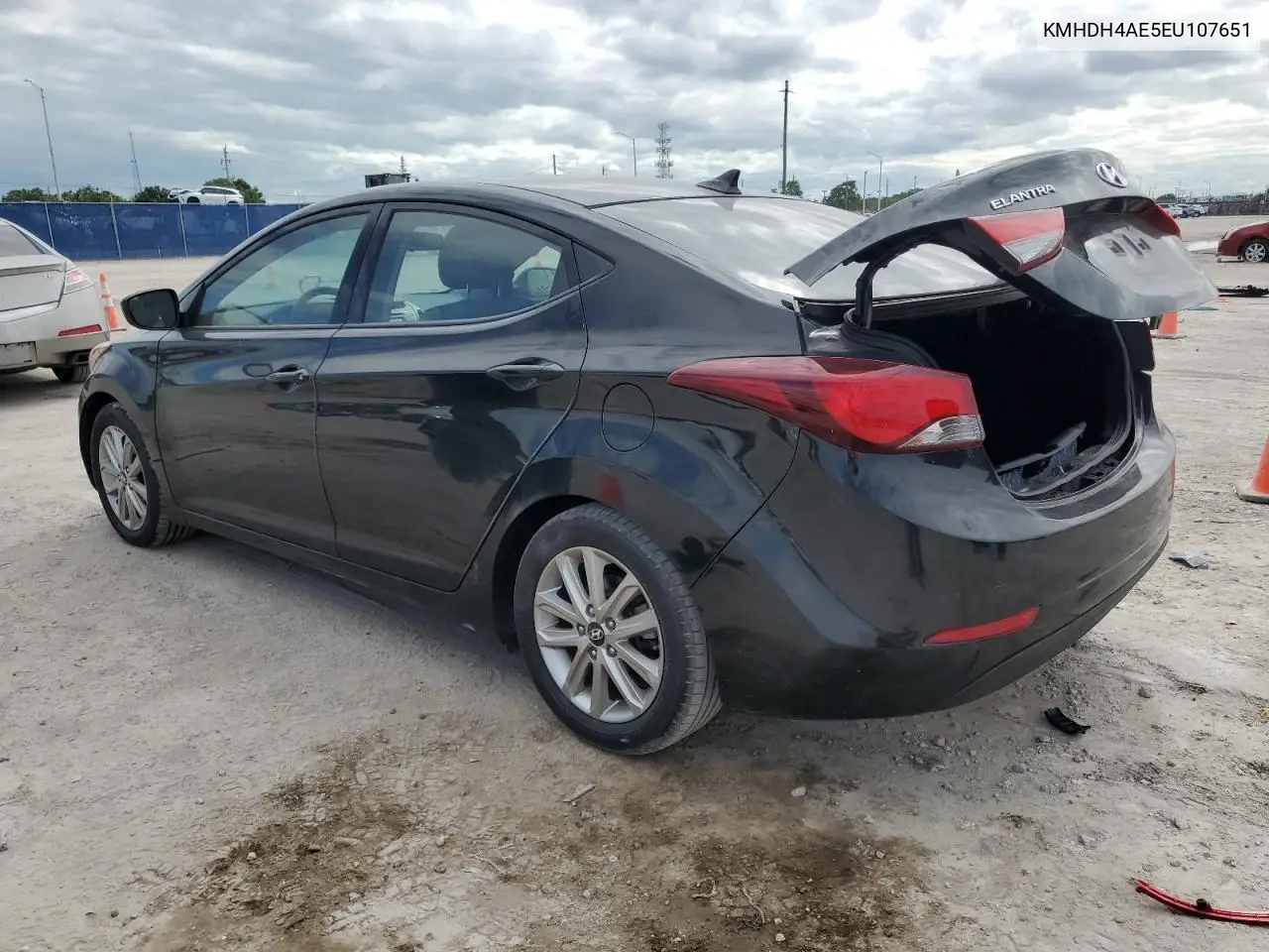 KMHDH4AE5EU107651 2014 Hyundai Elantra Se