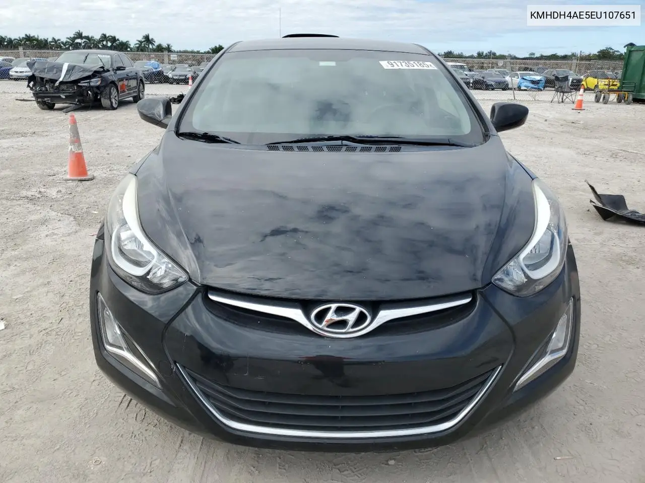 KMHDH4AE5EU107651 2014 Hyundai Elantra Se