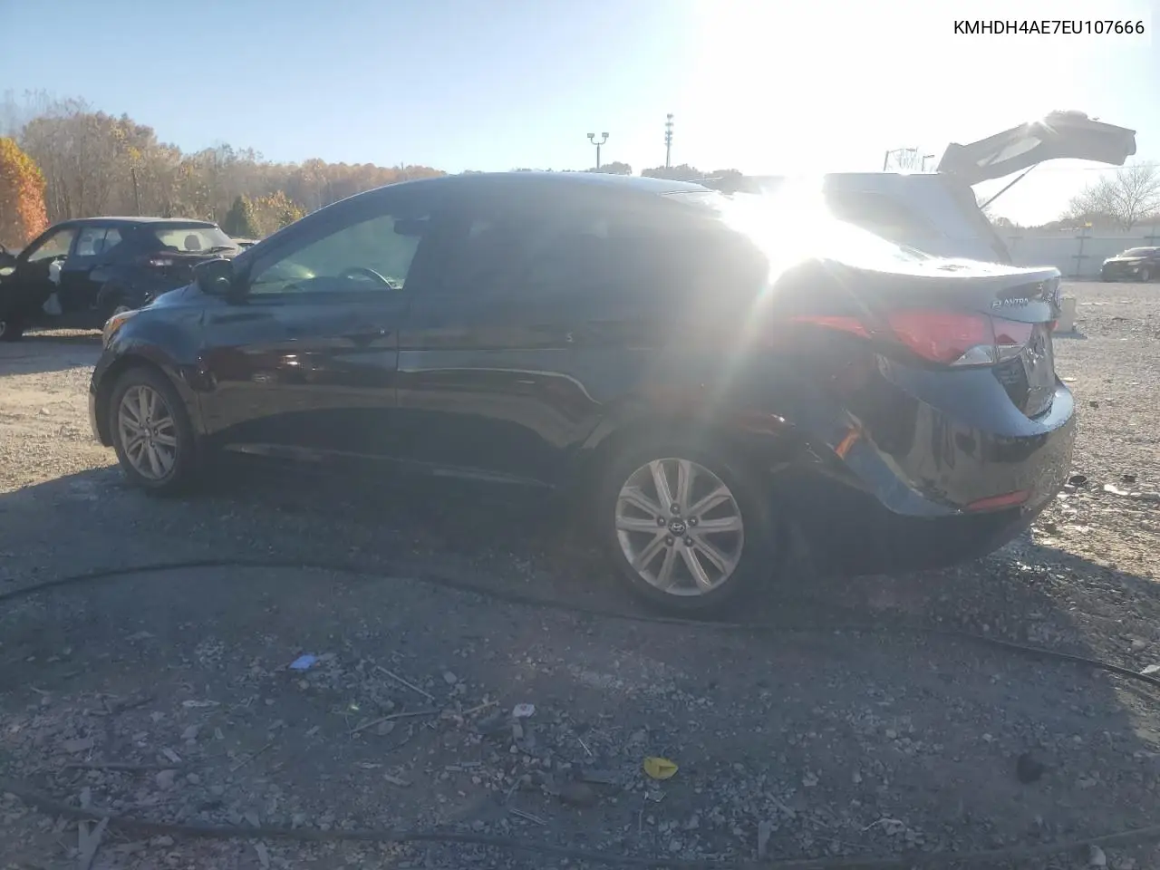 KMHDH4AE7EU107666 2014 Hyundai Elantra Se