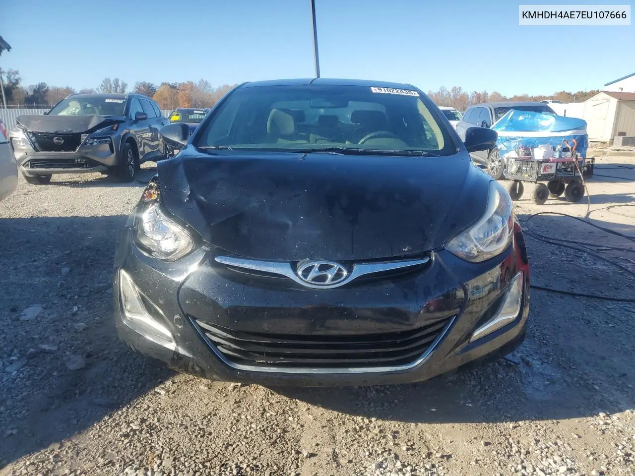 KMHDH4AE7EU107666 2014 Hyundai Elantra Se