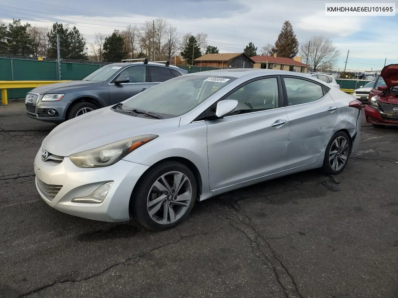 KMHDH4AE6EU101695 2014 Hyundai Elantra Se