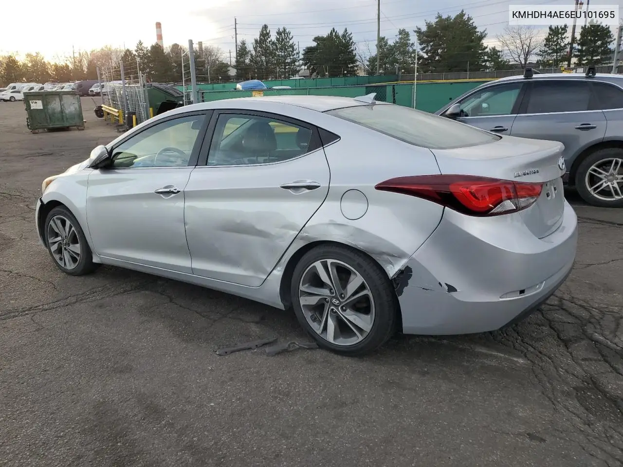 KMHDH4AE6EU101695 2014 Hyundai Elantra Se