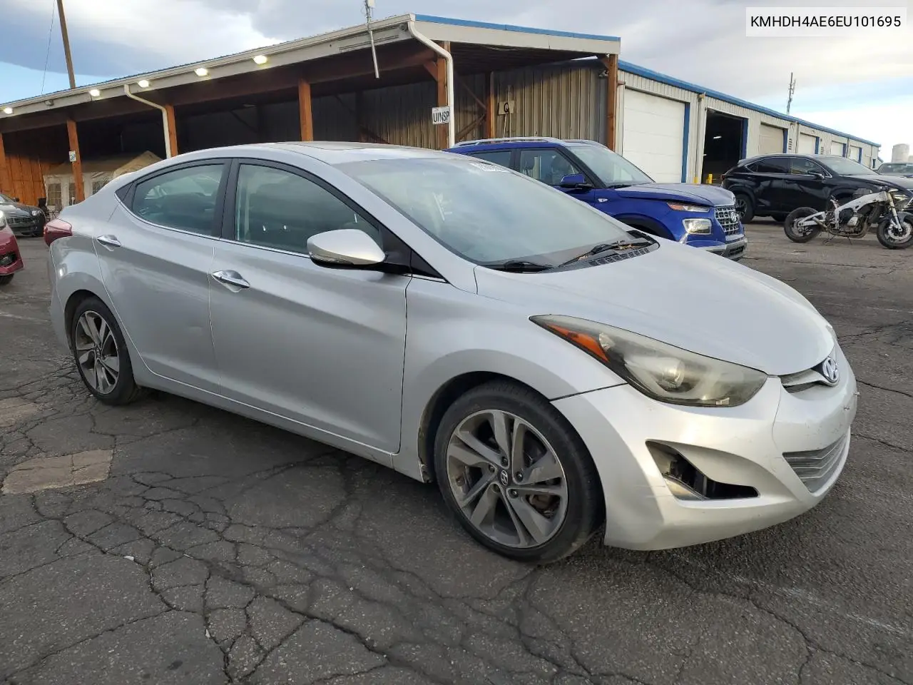 KMHDH4AE6EU101695 2014 Hyundai Elantra Se