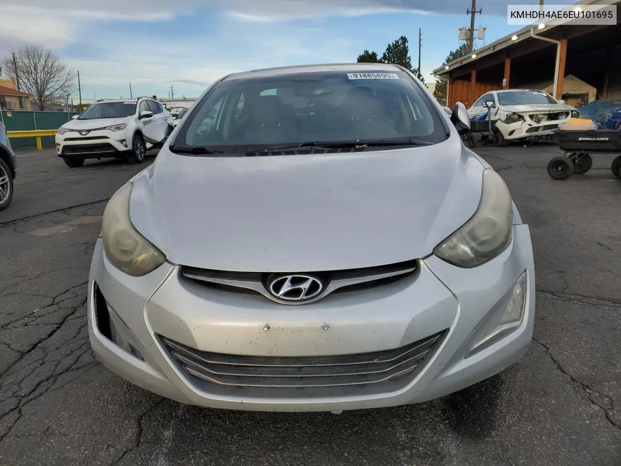 KMHDH4AE6EU101695 2014 Hyundai Elantra Se