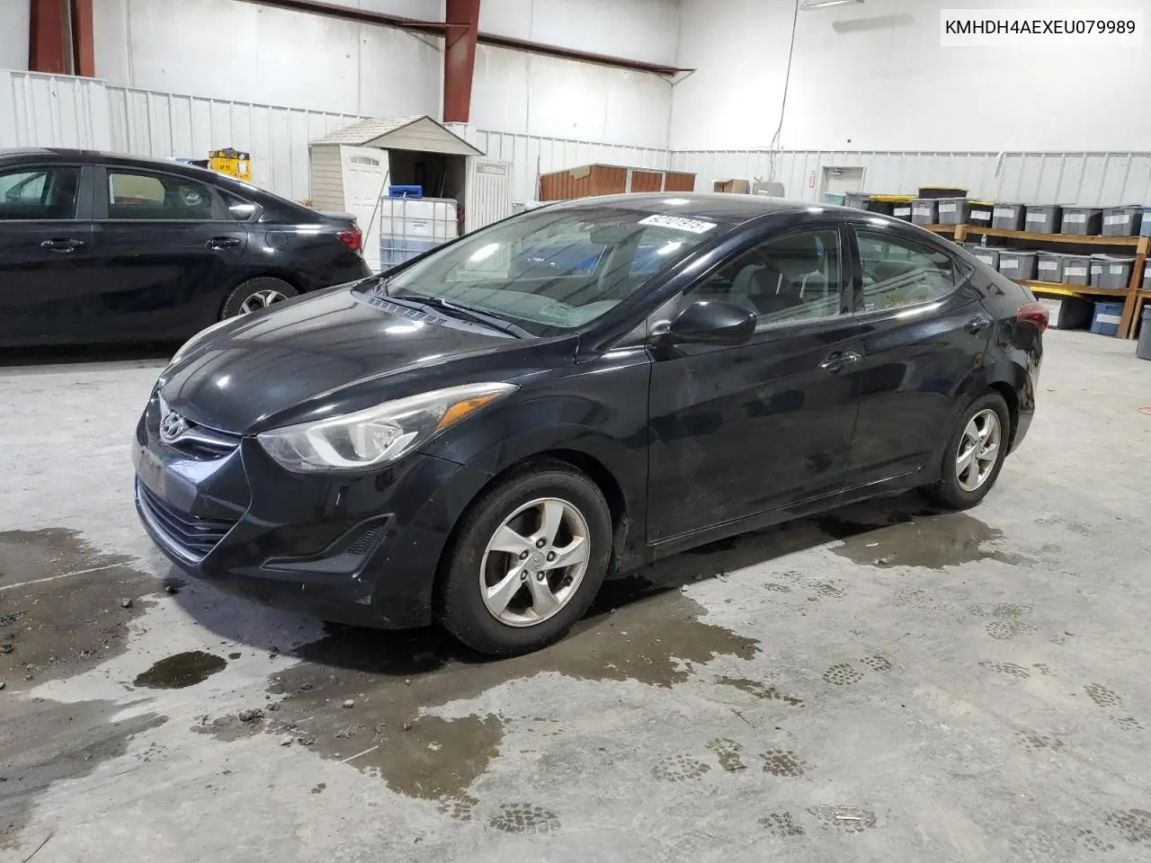KMHDH4AEXEU079989 2014 Hyundai Elantra Se