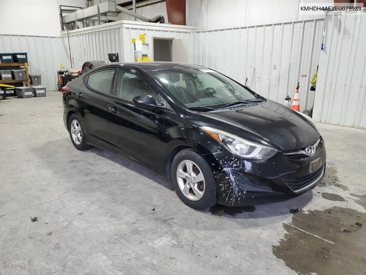 KMHDH4AEXEU079989 2014 Hyundai Elantra Se