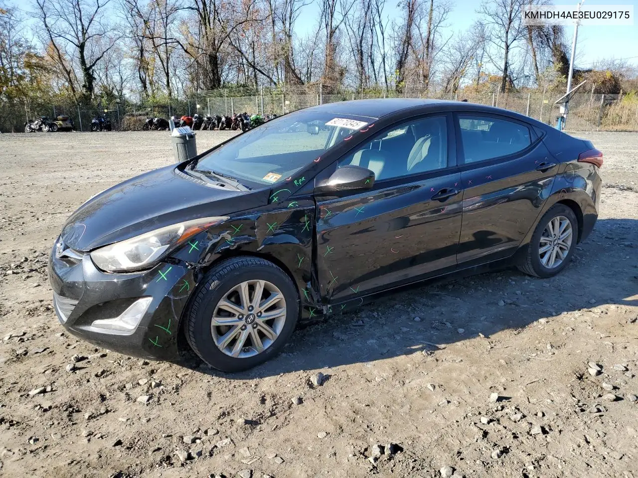 KMHDH4AE3EU029175 2014 Hyundai Elantra Se