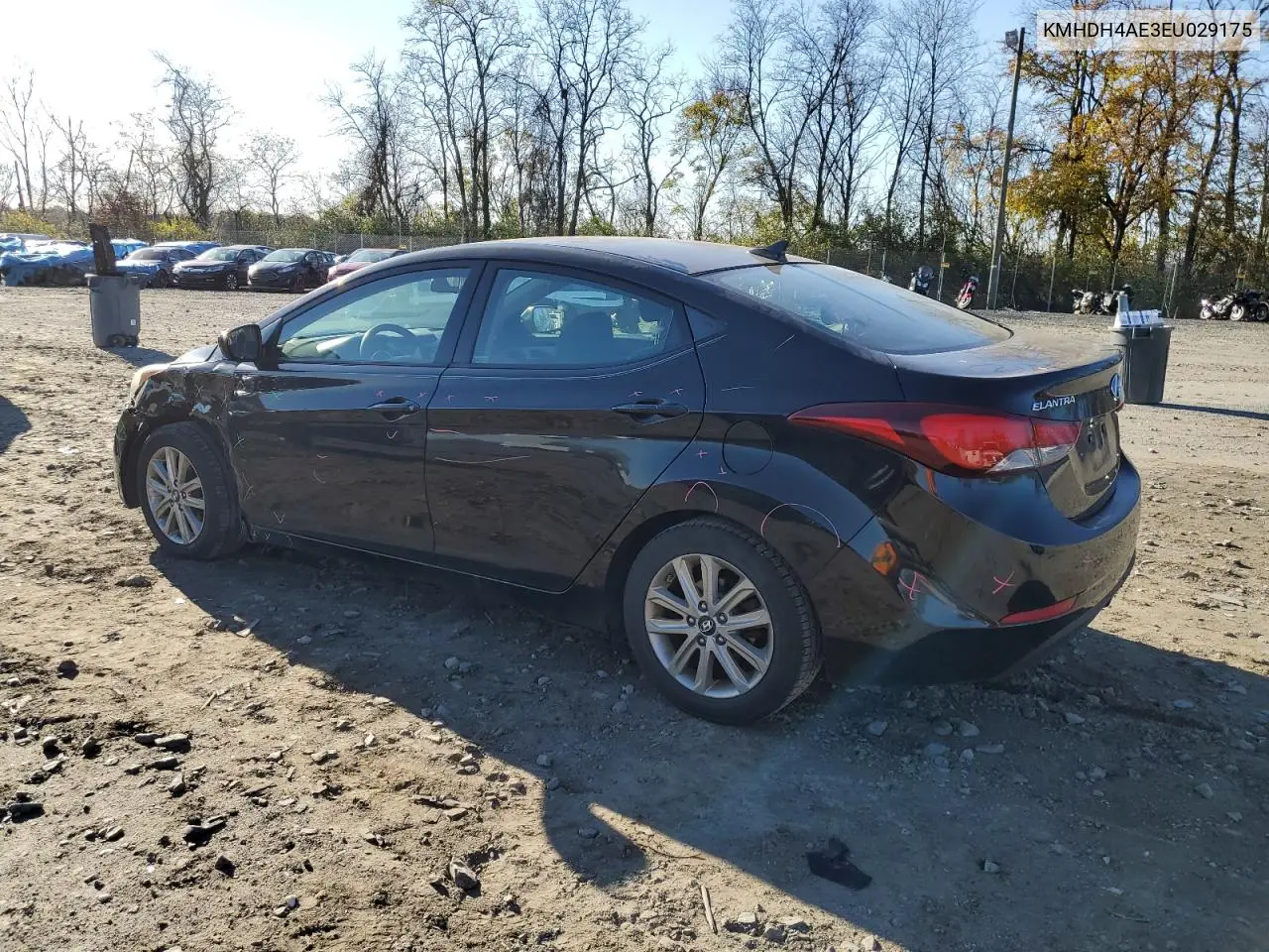 KMHDH4AE3EU029175 2014 Hyundai Elantra Se