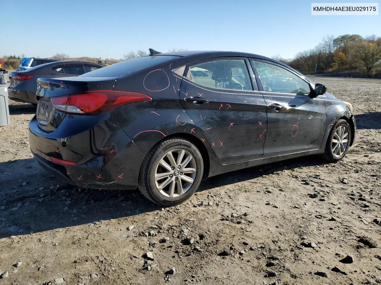 KMHDH4AE3EU029175 2014 Hyundai Elantra Se