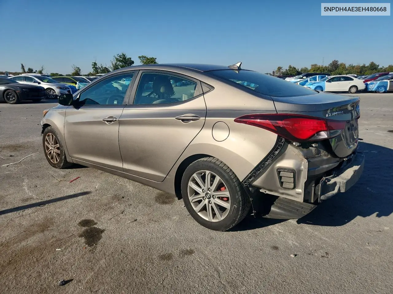 5NPDH4AE3EH480668 2014 Hyundai Elantra Se