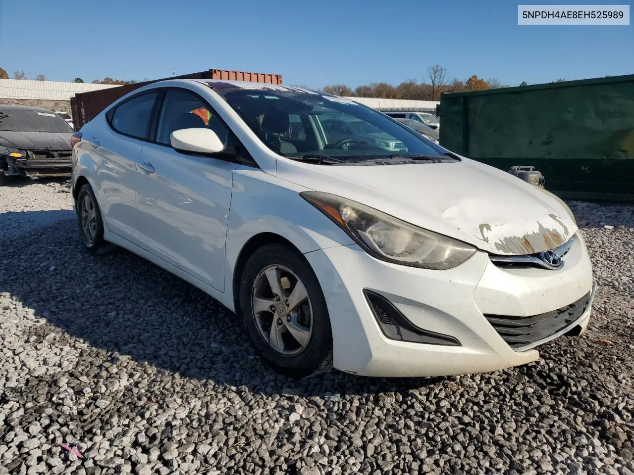 5NPDH4AE8EH525989 2014 Hyundai Elantra Se
