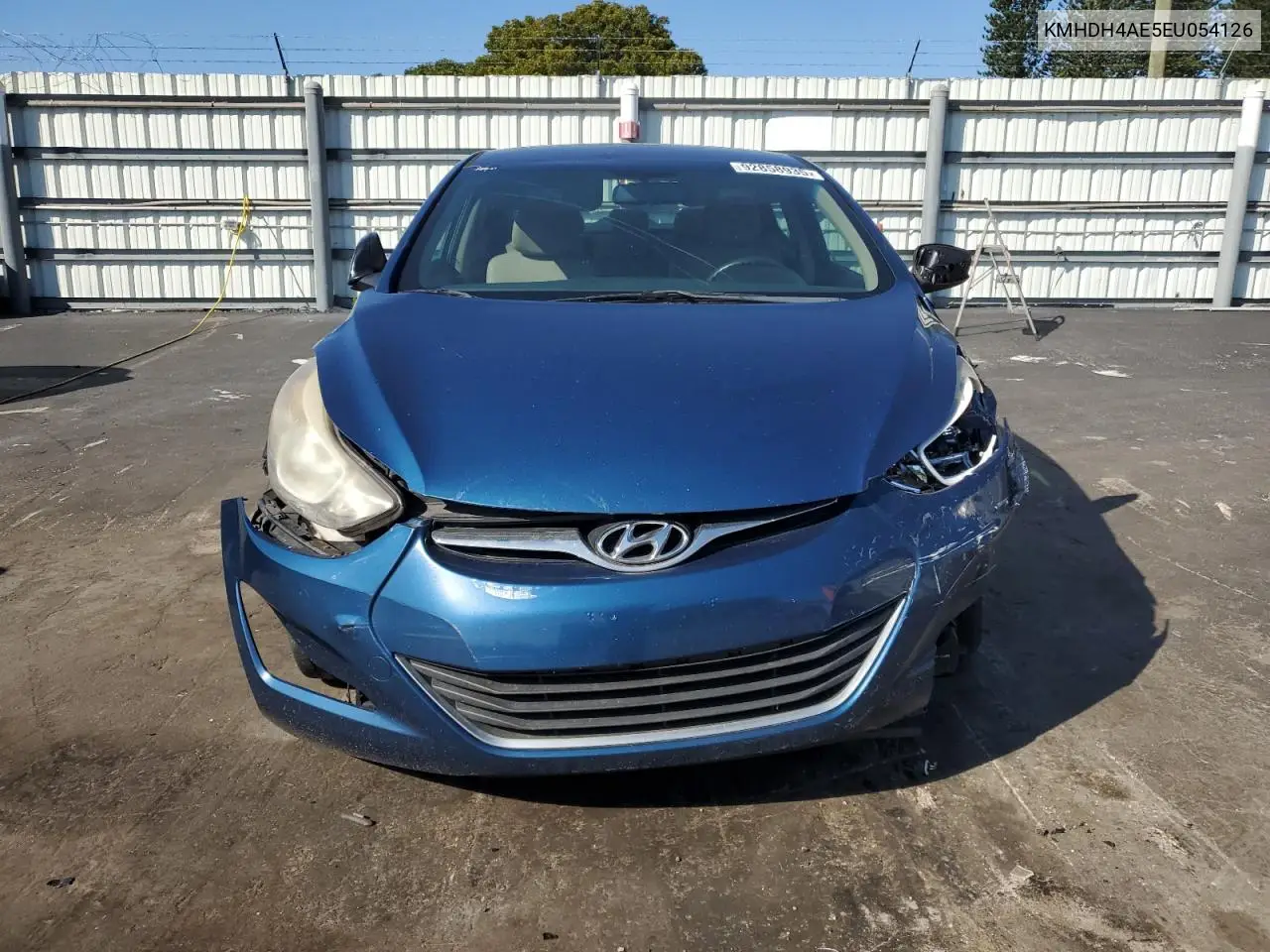 KMHDH4AE5EU054126 2014 Hyundai Elantra Se