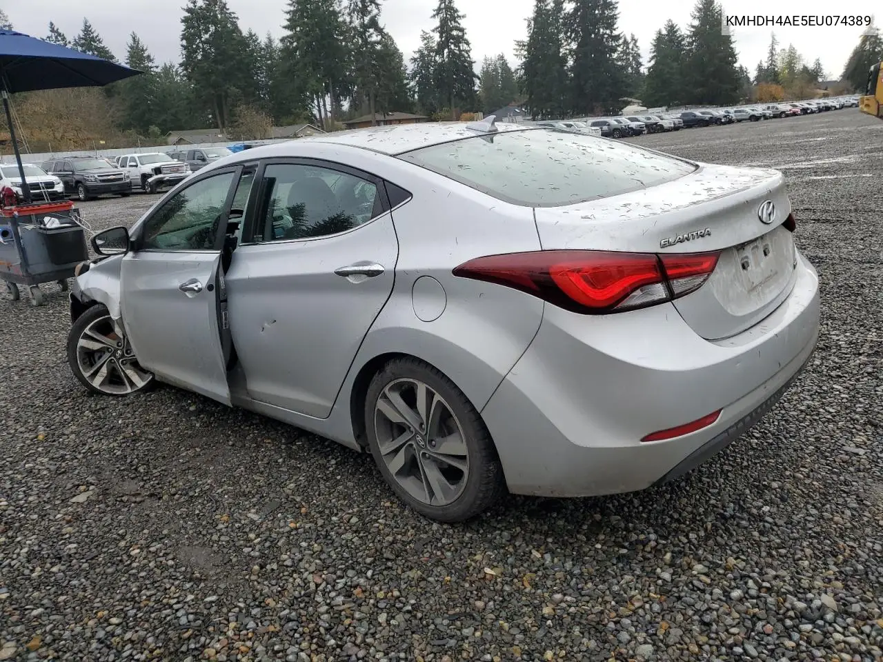 KMHDH4AE5EU074389 2014 Hyundai Elantra Se
