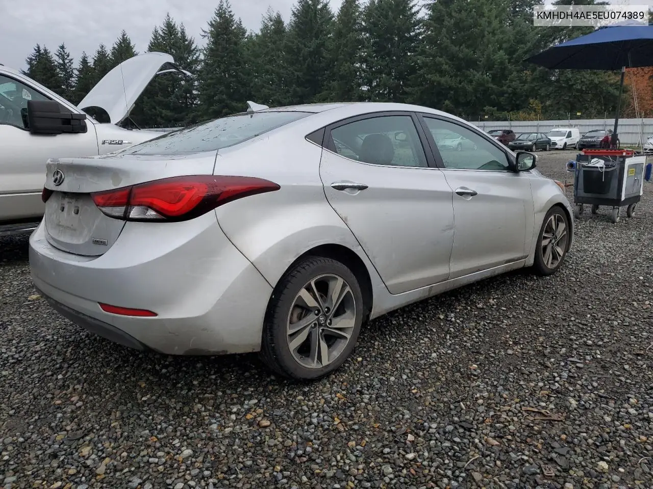 KMHDH4AE5EU074389 2014 Hyundai Elantra Se