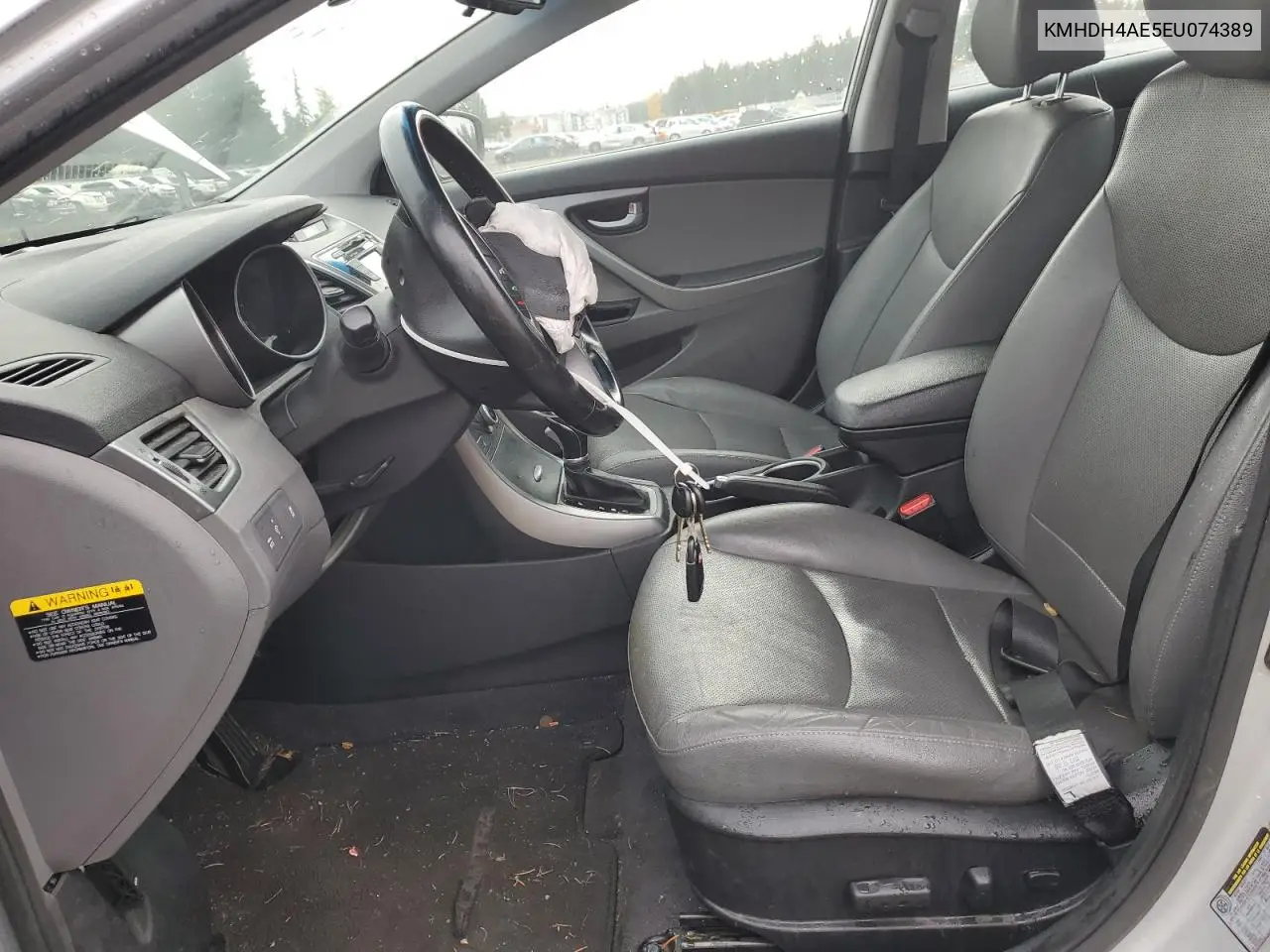 KMHDH4AE5EU074389 2014 Hyundai Elantra Se