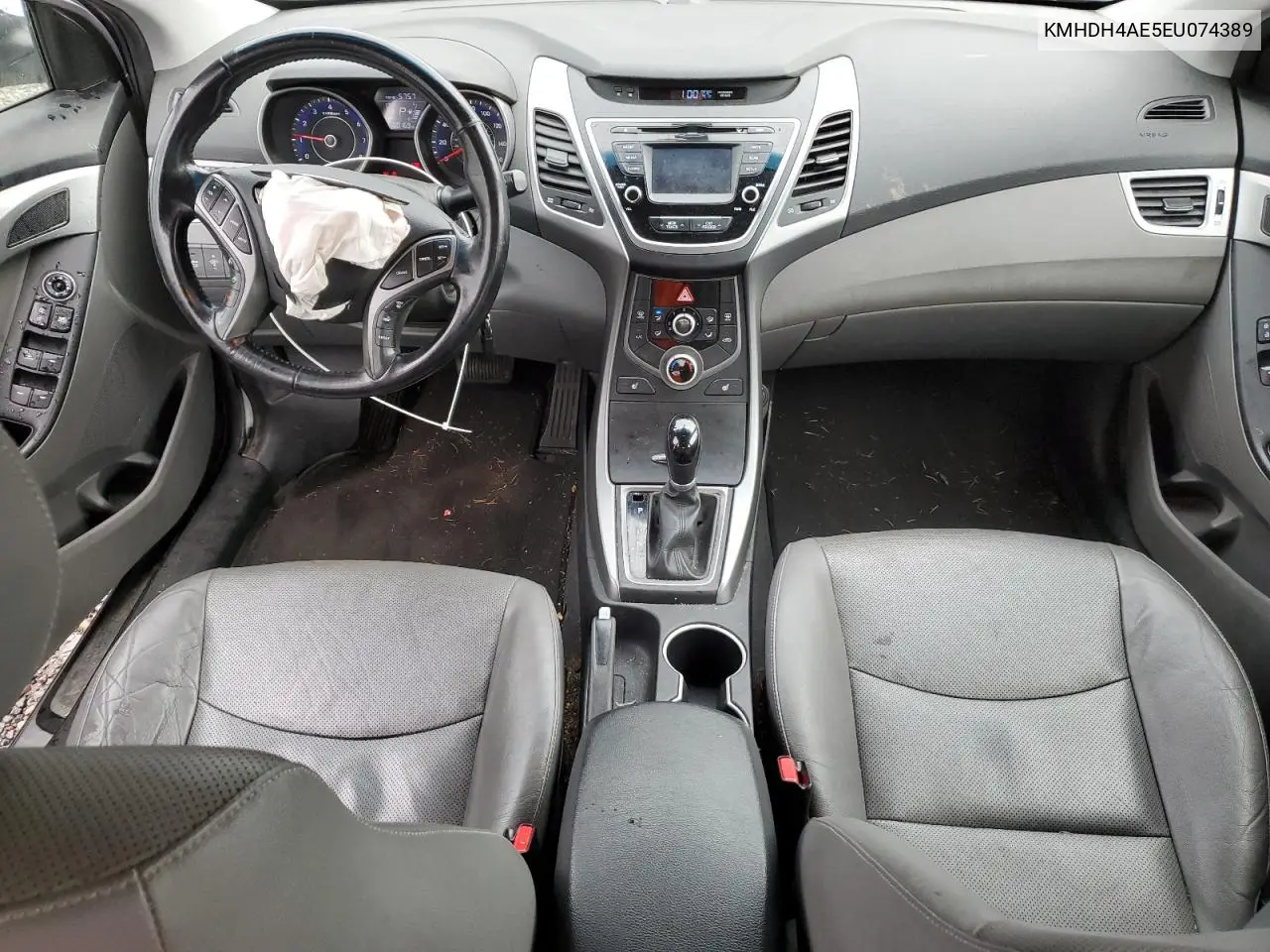 KMHDH4AE5EU074389 2014 Hyundai Elantra Se