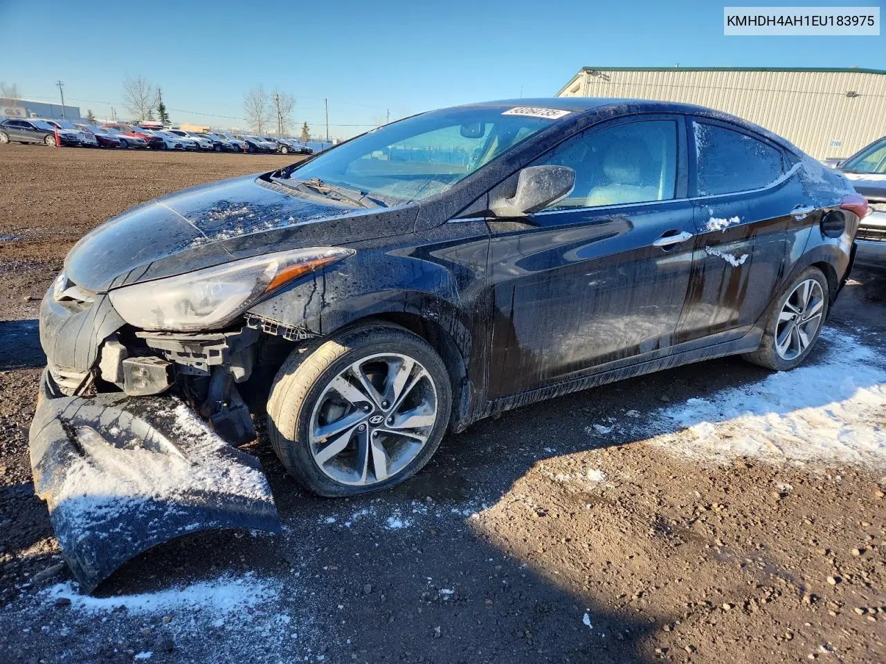KMHDH4AH1EU183975 2014 Hyundai Elantra Se