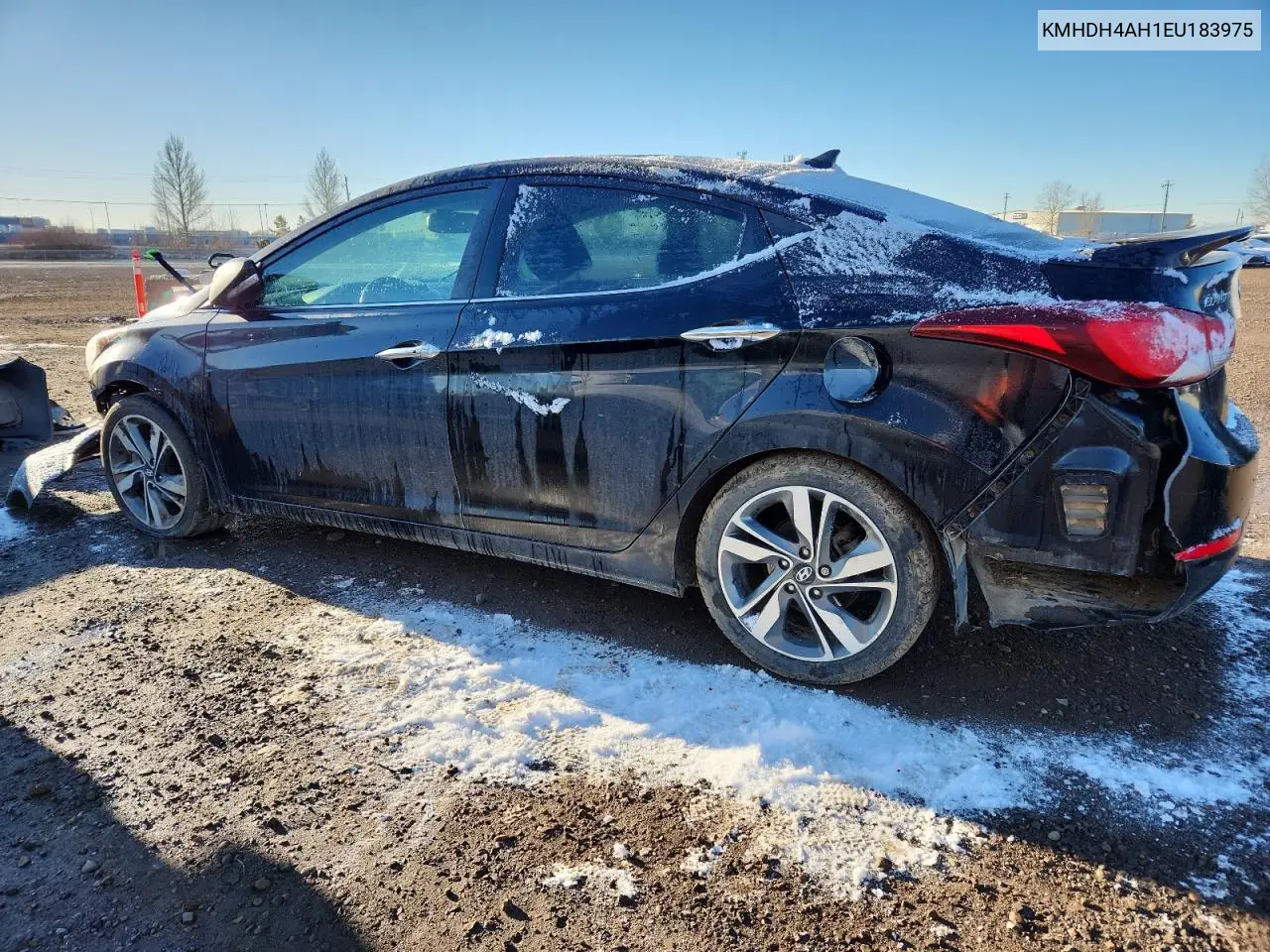 KMHDH4AH1EU183975 2014 Hyundai Elantra Se