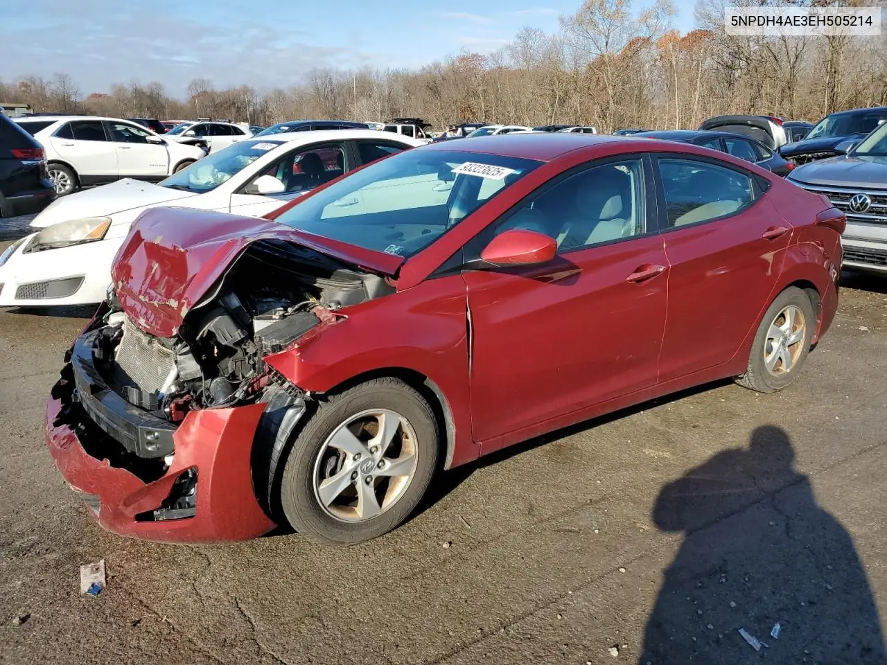 5NPDH4AE3EH505214 2014 Hyundai Elantra Se