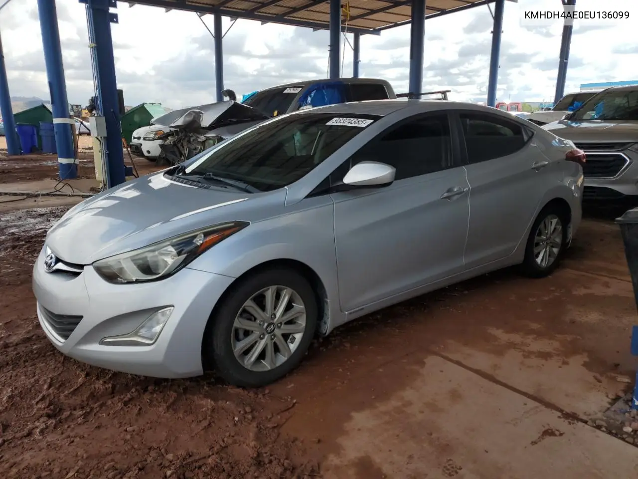 KMHDH4AE0EU136099 2014 Hyundai Elantra Se