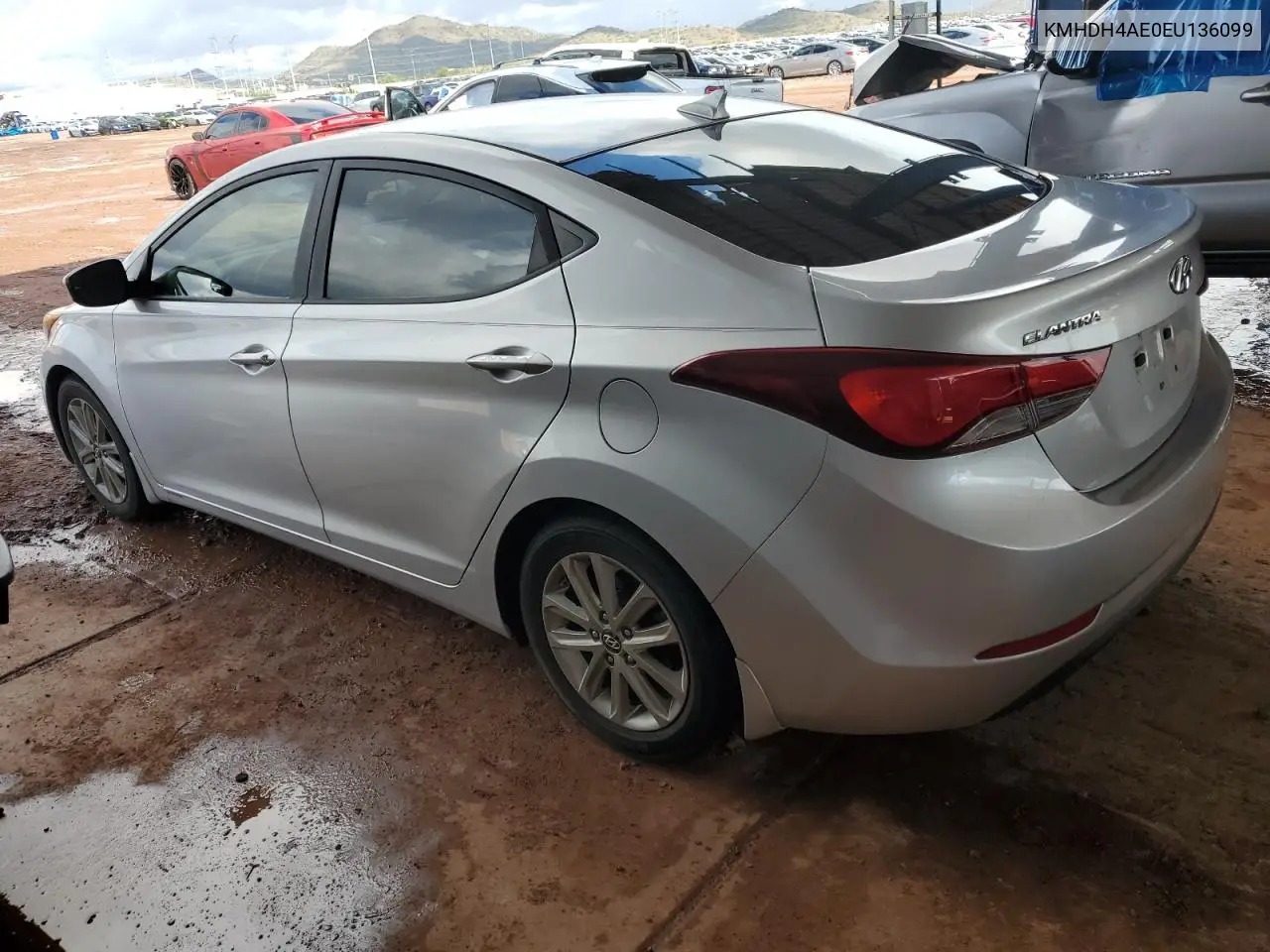 KMHDH4AE0EU136099 2014 Hyundai Elantra Se