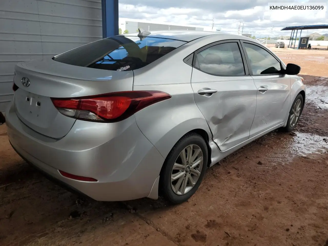 KMHDH4AE0EU136099 2014 Hyundai Elantra Se