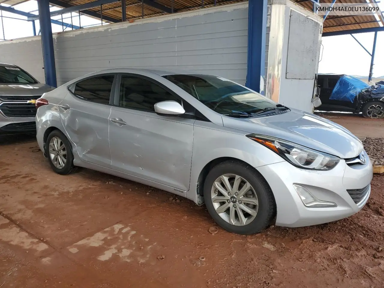 KMHDH4AE0EU136099 2014 Hyundai Elantra Se