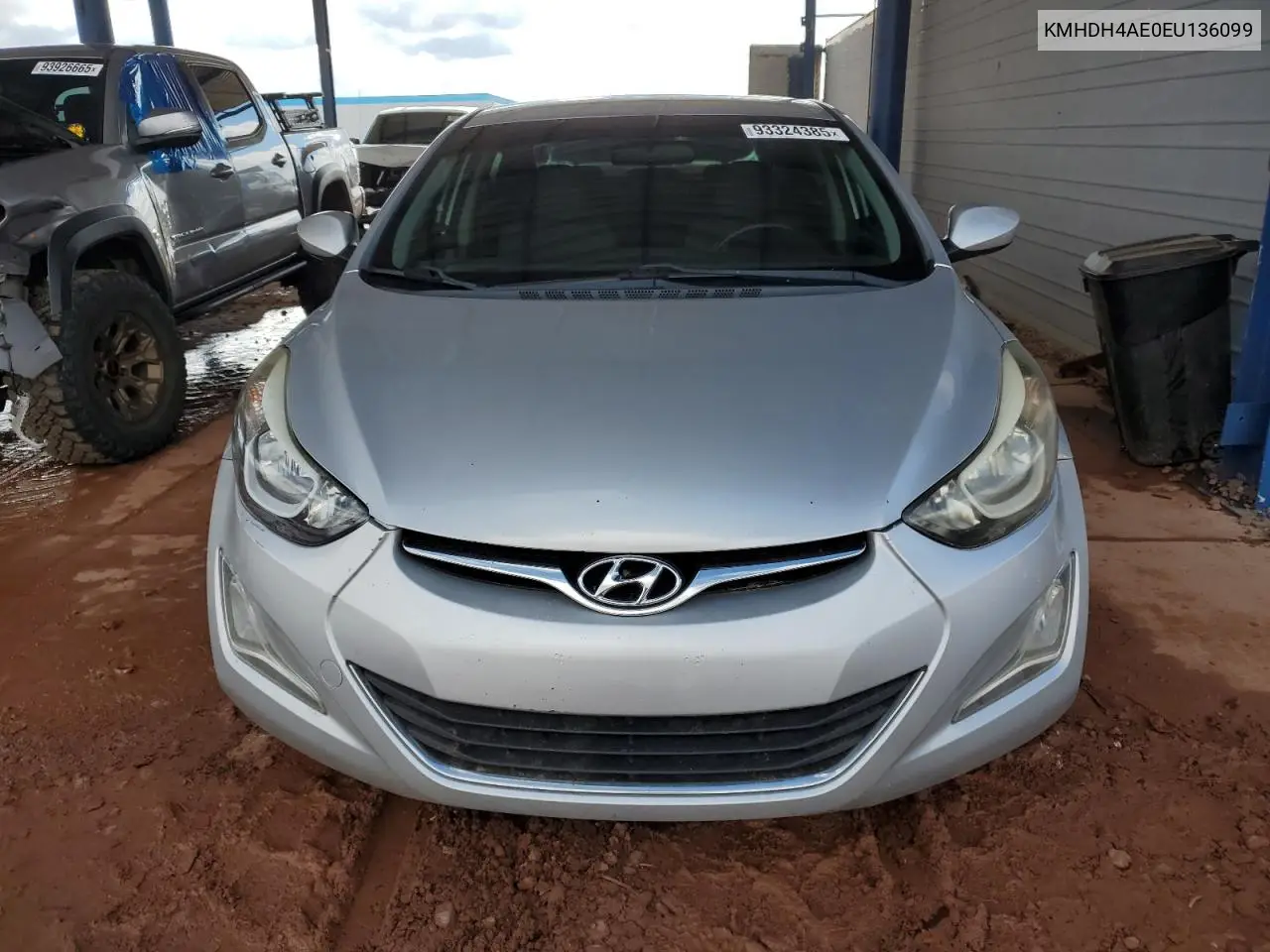 KMHDH4AE0EU136099 2014 Hyundai Elantra Se