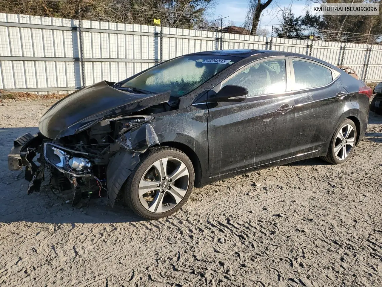 KMHDH4AH5EU093096 2014 Hyundai Elantra Se
