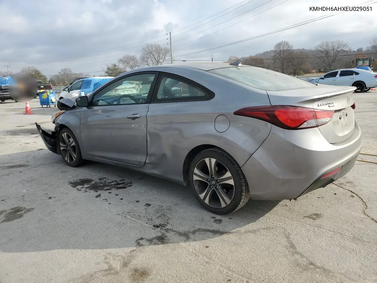 KMHDH6AHXEU029051 2014 Hyundai Elantra Coupe Gs