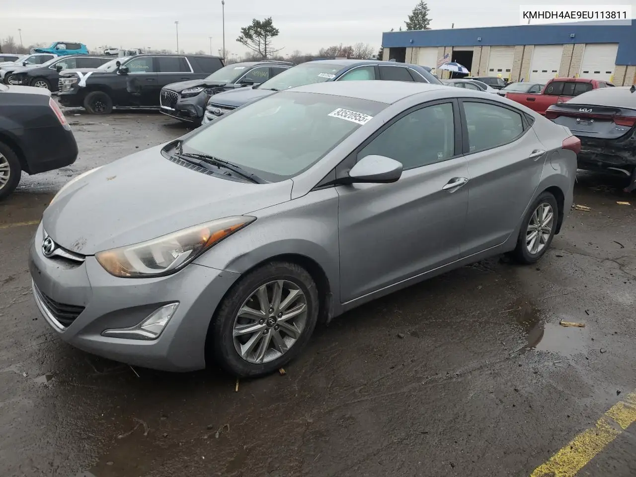KMHDH4AE9EU113811 2014 Hyundai Elantra Se
